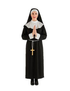 Nonnenkostüm Größe M - von hoher Qualität, ideal für Karneval, Themenpartys und besondere Veranstaltungen.